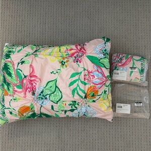 Pottery Barn teenX Lilly Pulitzer via amoure standard sham BNWT read description